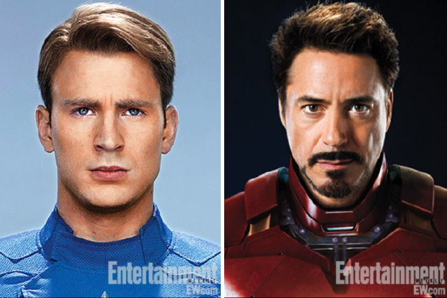 Capitaine America et Iron Man