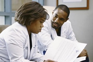 Jason George et Chandra Wilson